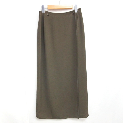 エルメス HERMES 美品 ロング 巻きスカート ラップ マルジェラ期  