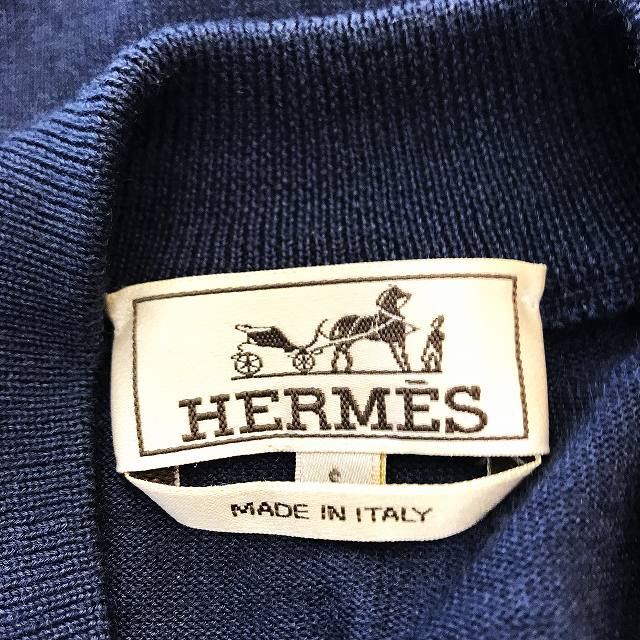 エルメス HERMES 国内正規 美品 カシシル カシミヤ シルク ニット 