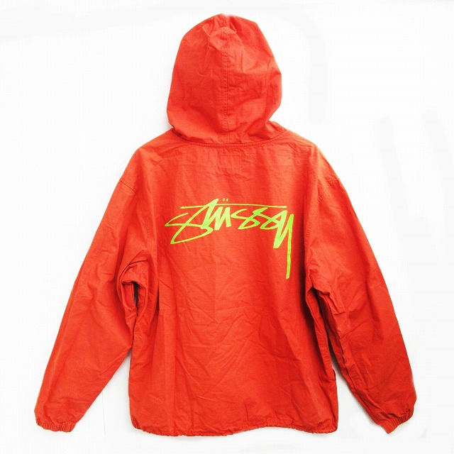 ステューシー STUSSY 近年 バックロゴ ドローコード パーカー プル 