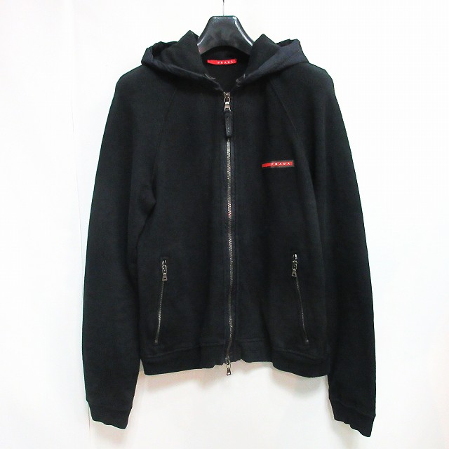 プラダスポーツ PRADA SPORT ジップアップ パーカー スウェット 