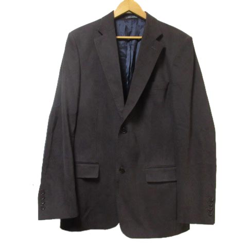 ザラマン Zara Man テーラードジャケット ブレザー2b 茶 ブラウン 50 Lサイズ相当 サイドベンツ コットン 胸ポケット X メンズ 098 ベクトルパーク