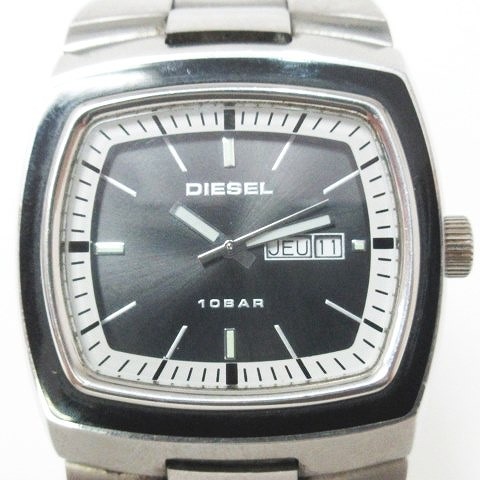 ディーゼル DIESEL DZ-4064 クオーツ メタルバンド 腕時計 動作品 