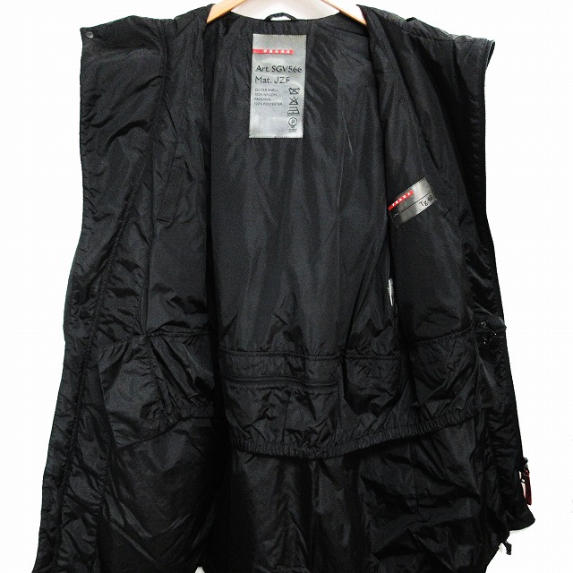 プラダスポーツ PRADA SPORT SGV566 国内正規 中綿 ロングフーデット  