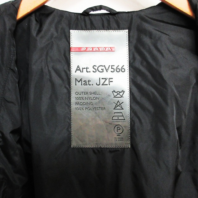 プラダスポーツ PRADA SPORT SGV566 国内正規 中綿 ロングフーデット