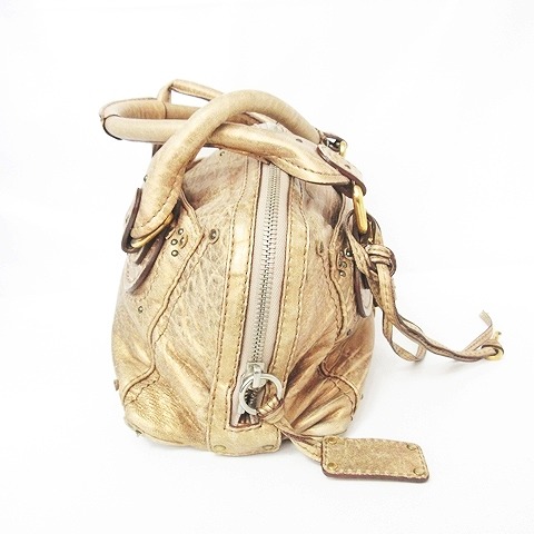 クロエ CHLOE 02-07-53 パディントン レザー ハンドバッグ ミニバッグ  