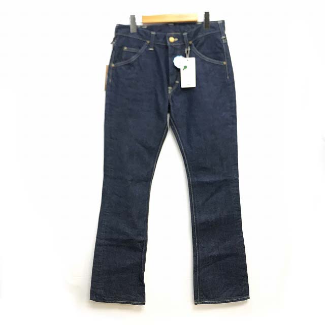 未使用品 リー Lee American Riders 102 ブーツカット ジーンズ デニムパンツ ジーパン 日本製 青 インディゴブルー 30 Ibs17 1214 メンズ 098 ベクトルパーク