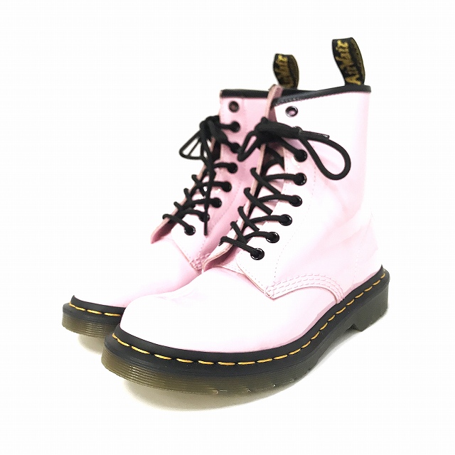 ドクターマーチン Dr Martens 美品 エナメル 8ホールブーツ レースアップ ピンク Uk4 約23cm 0125 レディース 098 ベクトルパーク ドクターマーチン Dr Martens 美品 エナメル 8ホールブーツ レースアップ ピンク Uk4 約23cm 0125 レディース 098 ベクトルパーク