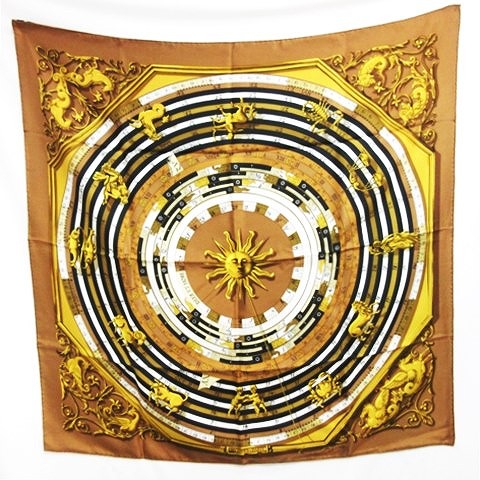 エルメス HERMES カレ90 DIES ET HORE ホロスコープ 占星術 太陽 星座 