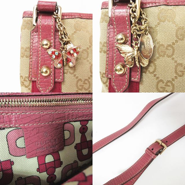 GUCCI グッチ GGキャンバス ショルダーバッグ 144388 楽天市場】【バッグ】GUCCI グッチ GGキャンバス シェリーライン