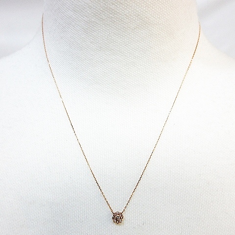サマンサティアラ Samantha Tiara 美品 K18 0.09CT ネックレス 