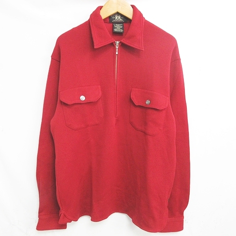 ダブルアールエル RRL ラルフローレン ヴィンテージ 美品 ハーフジップ 