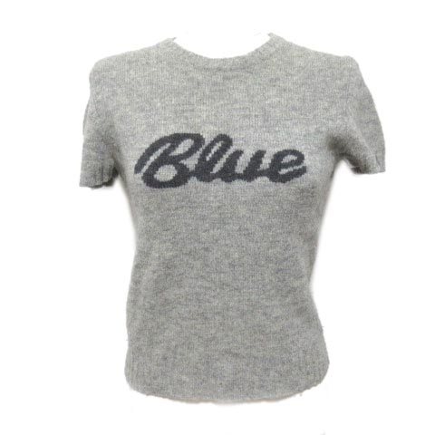 バーバリーブルーレーベル BURBERRY BLUE LABEL 半袖 ニット セーター 