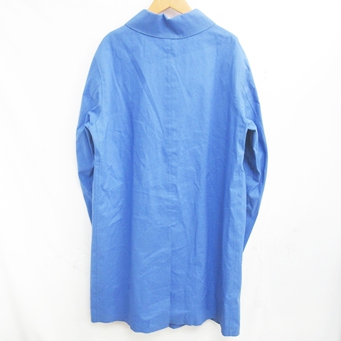 マッキントッシュ Mackintosh ゴム引き ステンカラーコート レインコート ジャケット ブルー系 青 38 約m相当 Ibo23 0525 メンズ 098 ベクトルパーク