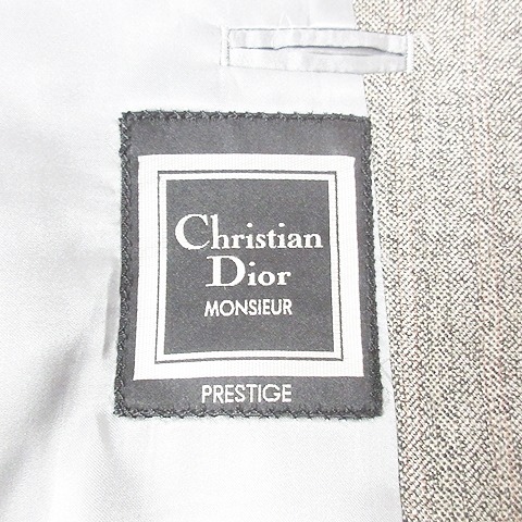 【美品】クリスチャンディオール　PRESTIGE ストライプ　CD セットアップ 美品】クリスチャンディオール PRESTIGE ストライプ CD セットアップ