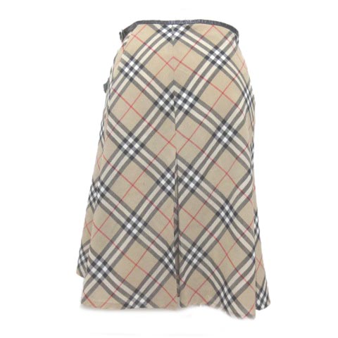 バーバリーブルーレーベル チェックスカート レディース SIZE 36 (S