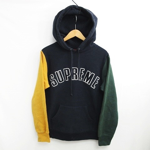 シュプリーム SUPREME 16FW Color Block Arc Logo Hooded Sweatshirt 