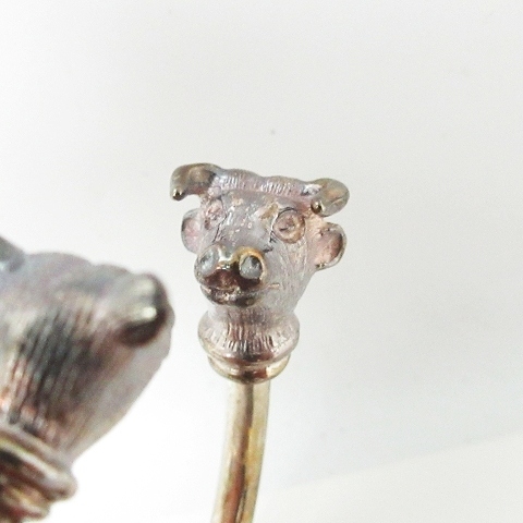 ティファニー TIFFANY & CO. 希少 レア BULL/BEAR SCREWBALL 