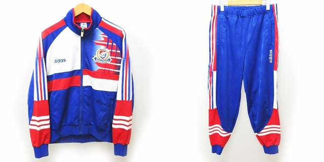アディダス adidas 横浜マリノス時代 90s ジャージ セットアップ 上下 