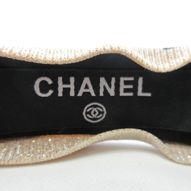 ⭐︎美品⭐︎ シャネル カチューシャ ココマーク リボン サテン ベロア
