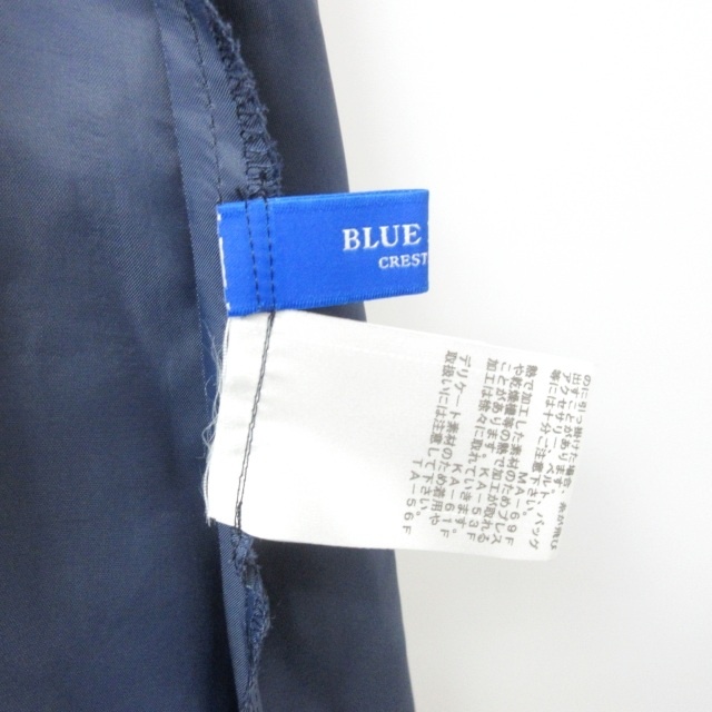 ブルーレーベルクレストブリッジ BLUE LABEL CRESTBRIDGE 美品 チェック柄 プリーツスカート シフォン マルチカラー 36 S 0806 レディース