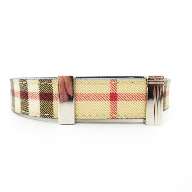 バーバリー ロンドン BURBERRY LONDON ナローベルト ノバチェック柄 総 