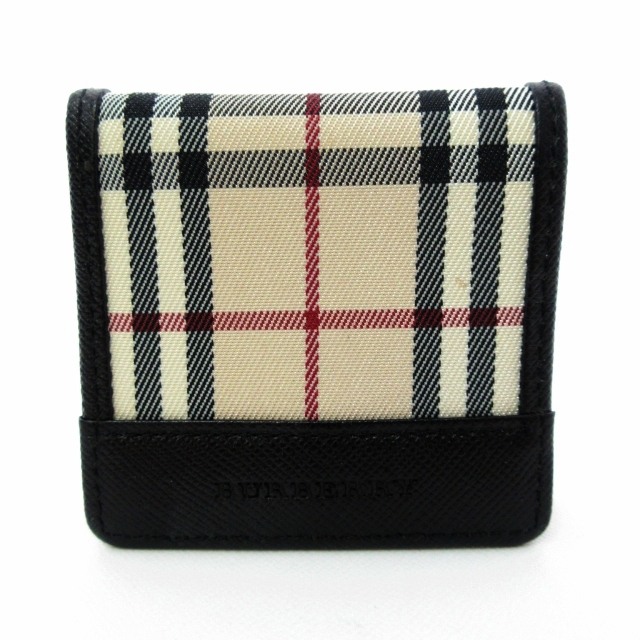 バーバリー BURBERRY 美品 コインケース 小銭入れ 財布 ノバチェック 