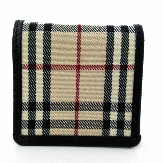 バーバリー BURBERRY 美品 コインケース 小銭入れ 財布 ノバチェック 