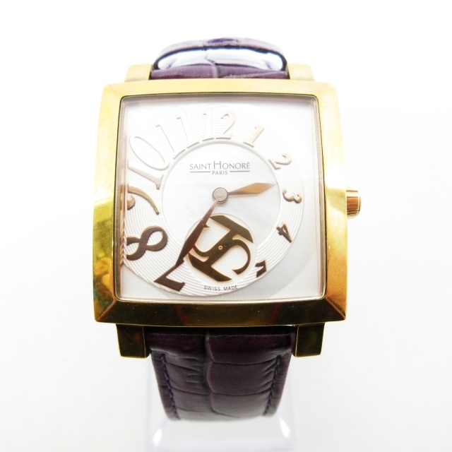 サントノーレ SAINT HONORE DEPOSE クオーツ時計 腕時計 レザーベルト  