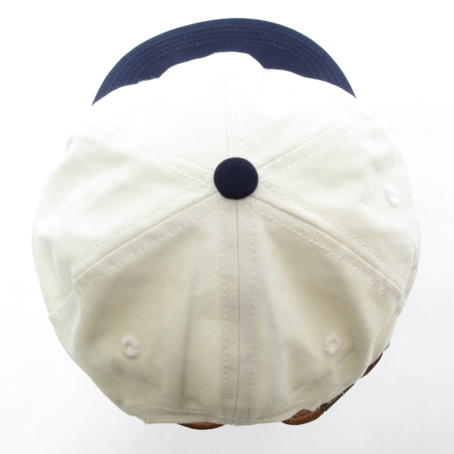 AIMÉ LEON DORE キャップ ホワイト/ネイビー AIME LEON DORE エメ レオン ドレ 22SS 美品 Floral A Hat