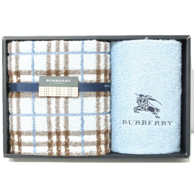 未使用品 バーバリー ロンドン BURBERRY LONDON タオル2枚セット 