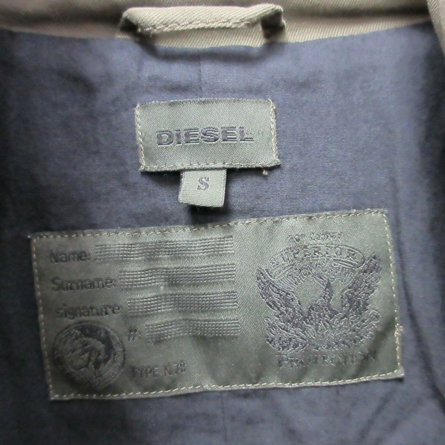 ディーゼル DIESEL M-65 ミリタリー ジャケット N78 ブルゾン フード
