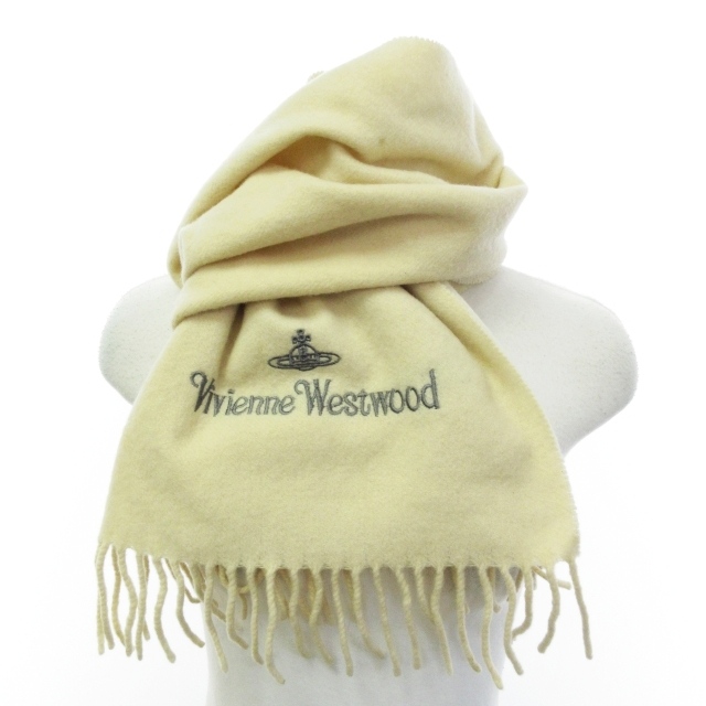 新品】Vivienne Westwood マフラー ウール ストール 白 ストール