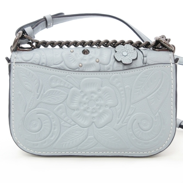 コーチ COACH 美品 スワッガー グラブタンレザー ティーローズ 