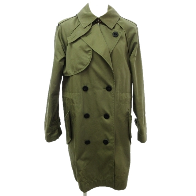 コーチ COACH 2WAY ステンカラーコート ノースリーブ ロング丈  