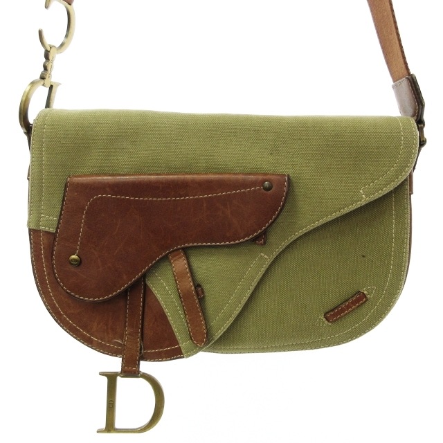 クリスチャンディオール Christian Dior 希少 サドルバッグ ショルダー  