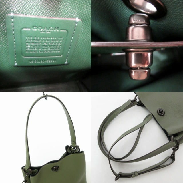 コーチ COACH 美品 2WAY ショルダーバッグ ハンドバッグ 55200 肩掛け  
