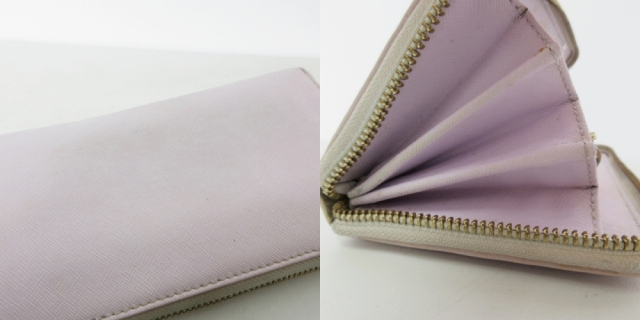 ☆未使用☆Tory Burch☆ライトパープル☆薄型長財布。型押しレザー。 ☆未使用☆Tory Burch☆ライトパープル☆薄型長財布☆型押しレザー