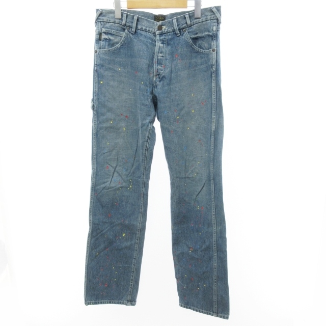 ポールスミス PAUL SMITH ペイント加工 デニムパンツ ストレート 