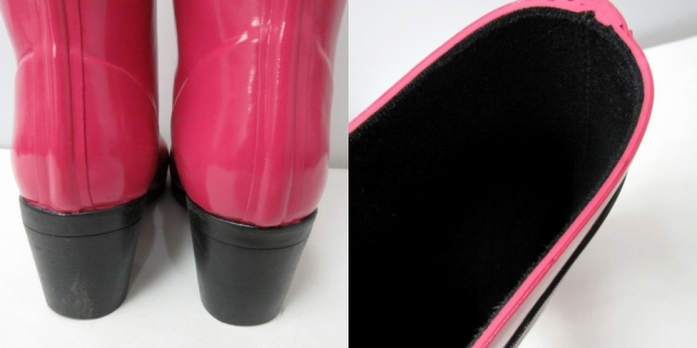 ケイトスペード KATE SPADE レインブーツ ロングブーツ ヒール リボン