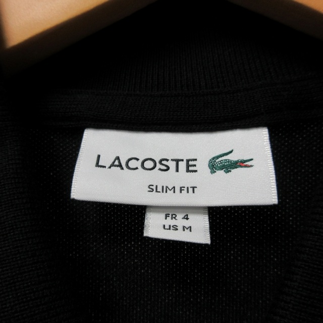 ラコステ LACOSTE 美品 近年モデル ポロシャツ PH441EL スリム