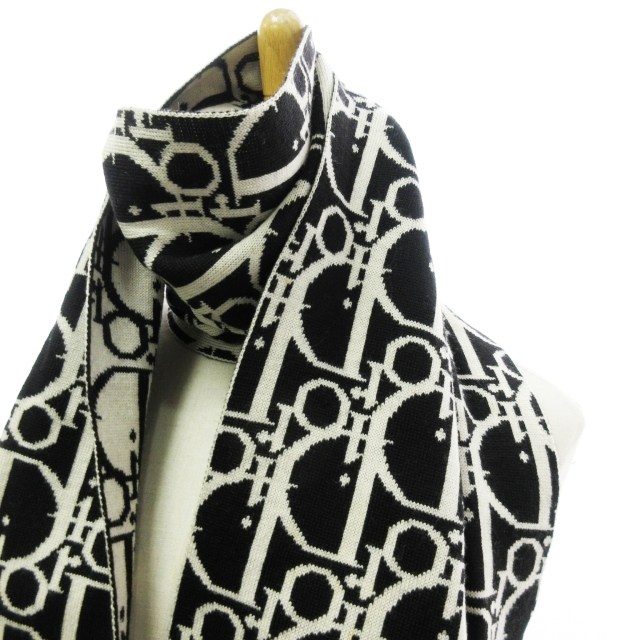 クリスチャンディオール Christian Dior 希少 トロッター柄 マフラー  