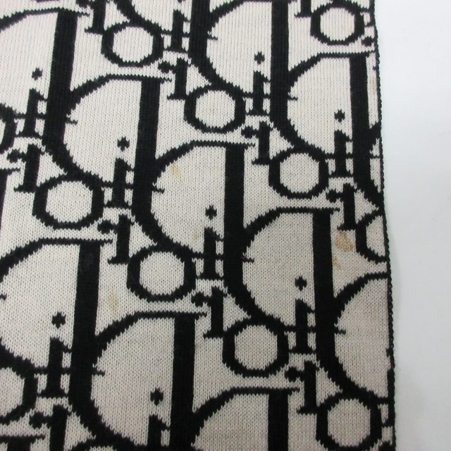 クリスチャンディオール Christian Dior 希少 トロッター柄 マフラー  