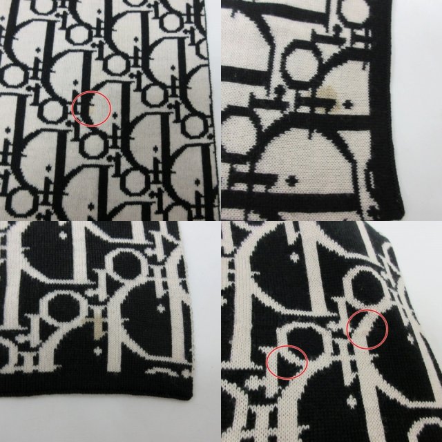 クリスチャンディオール Christian Dior 希少 トロッター柄 マフラー  