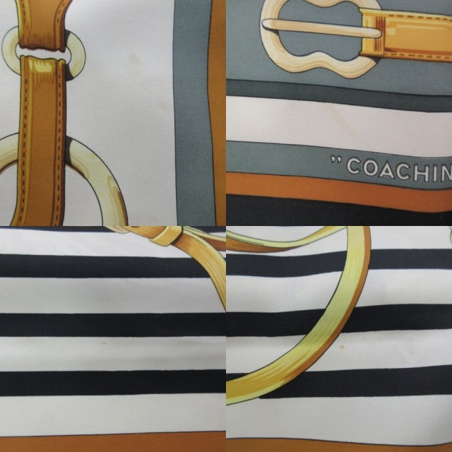 美品✨エルメスHERMESカレ90 コーチングスカーフcoaching エルメス HERMES カレ90 COACHING コーチング スカーフ ストール