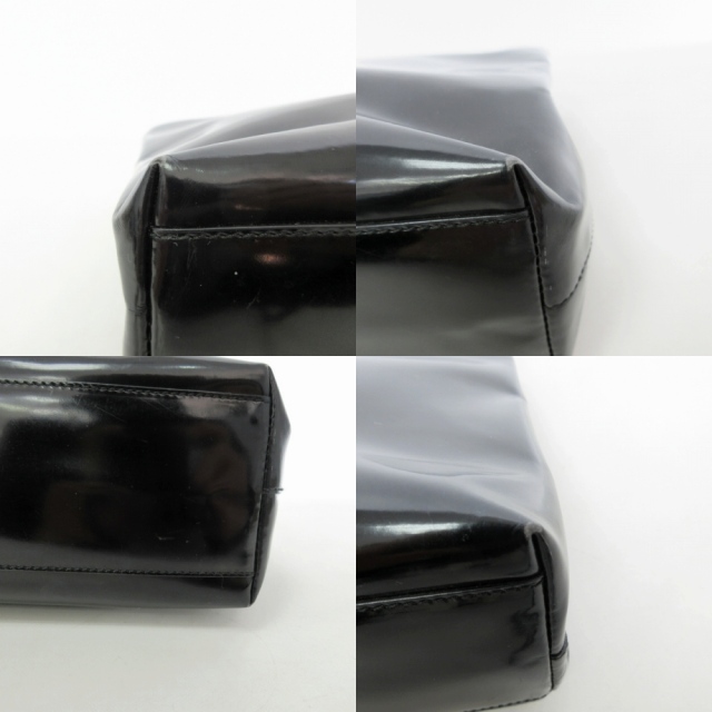MalkO PRADA プラダ ハンドバッグ クリアハンドル エナメル MalkO様専用 PRADA プラダ ハンドバッグ クリアハンドル