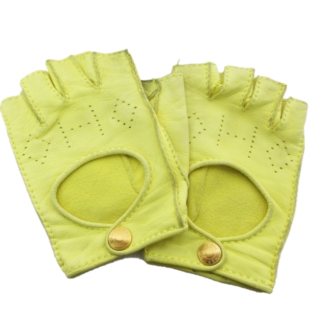 バーバリー グローブ 手袋 フィンガーレス ラムレザー Mサイズ