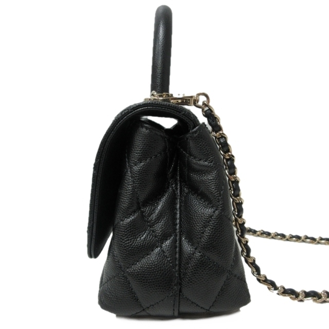 入手困難♪》 CHANEL ココハンドル Mini 19cm BLACK G金具 (CHANEL