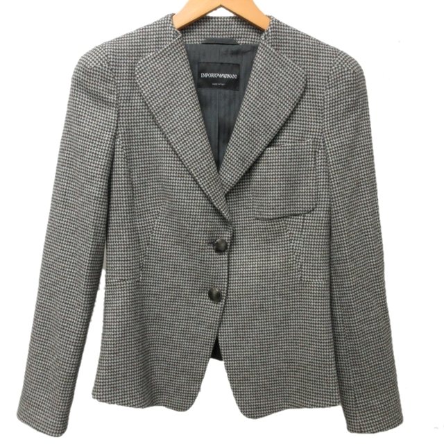 エンポリオアルマーニ EMPORIO ARMANI 美品 ウール ジャケット 