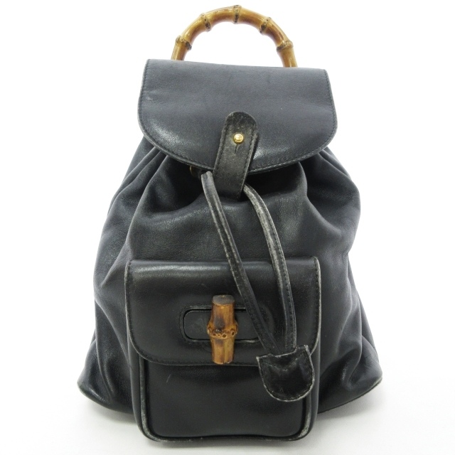 グッチ GUCCI ヴィンテージ バンブー ミニ リュックサック バック  