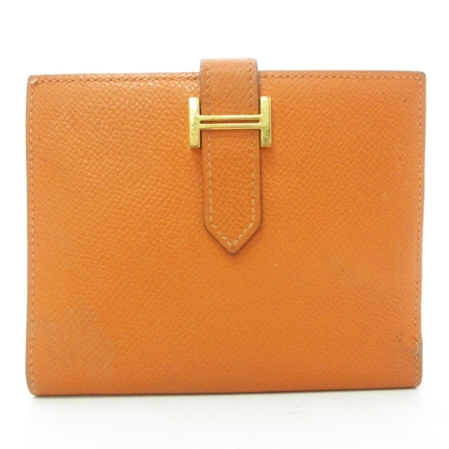 エルメス HERMES ベアンコンパクト ウォレット 二つ折り財布 ヴォー 